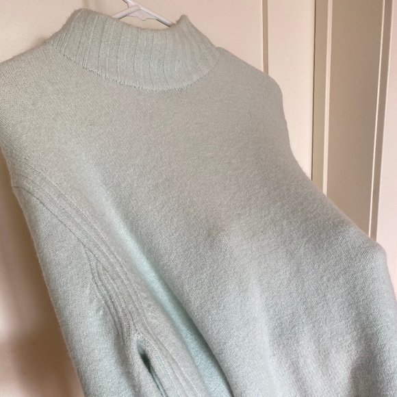 J.Crew Turtleneck Mint Sweater - Picture 2 of 5